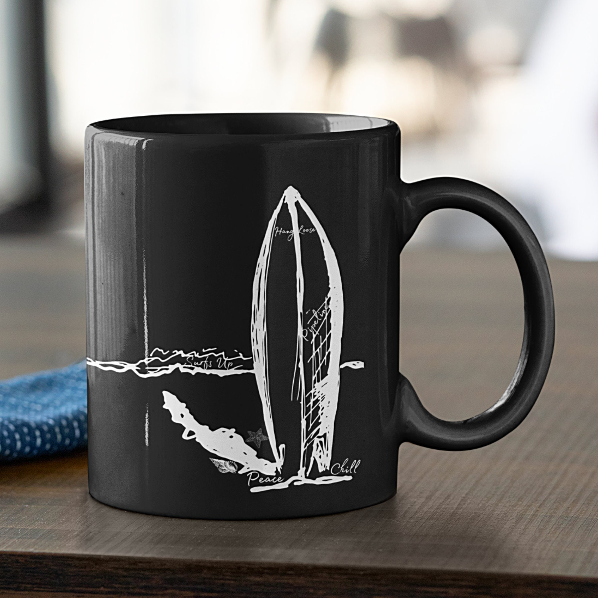 Surfers Mug/Surf Coffee Mug/Surfers Coffee Mug/Surf Mug/Beach | Etsy
