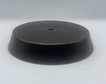 Metal stamped lamp base ( used)