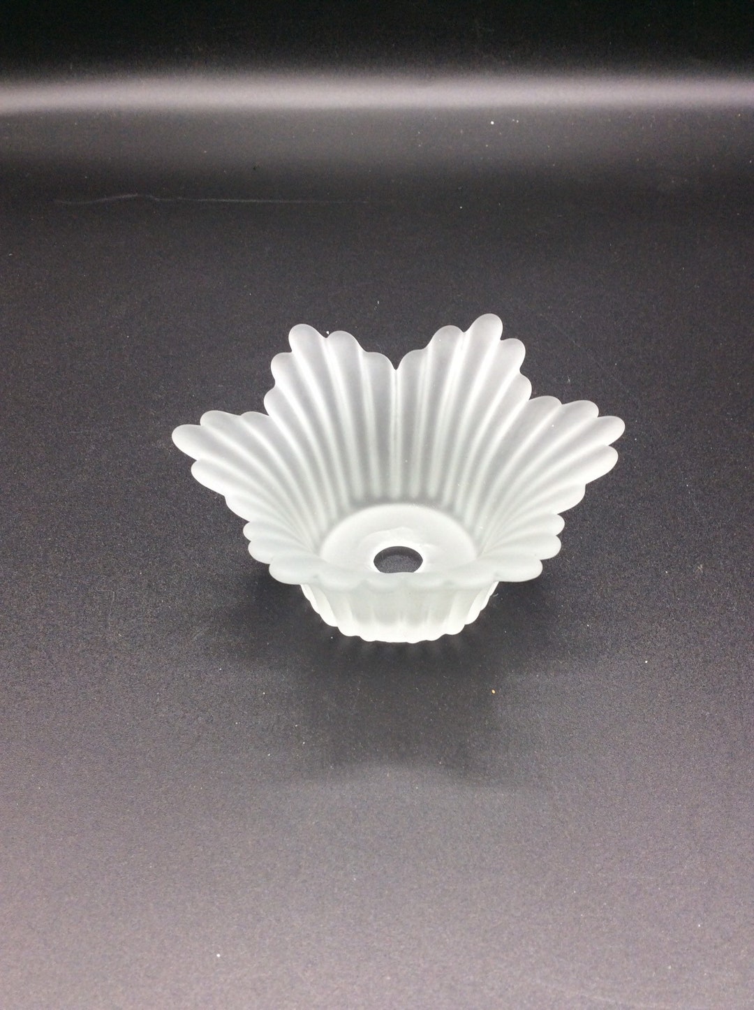 Vintage Crystal Cut Glass Lamp Bobeche Etsy