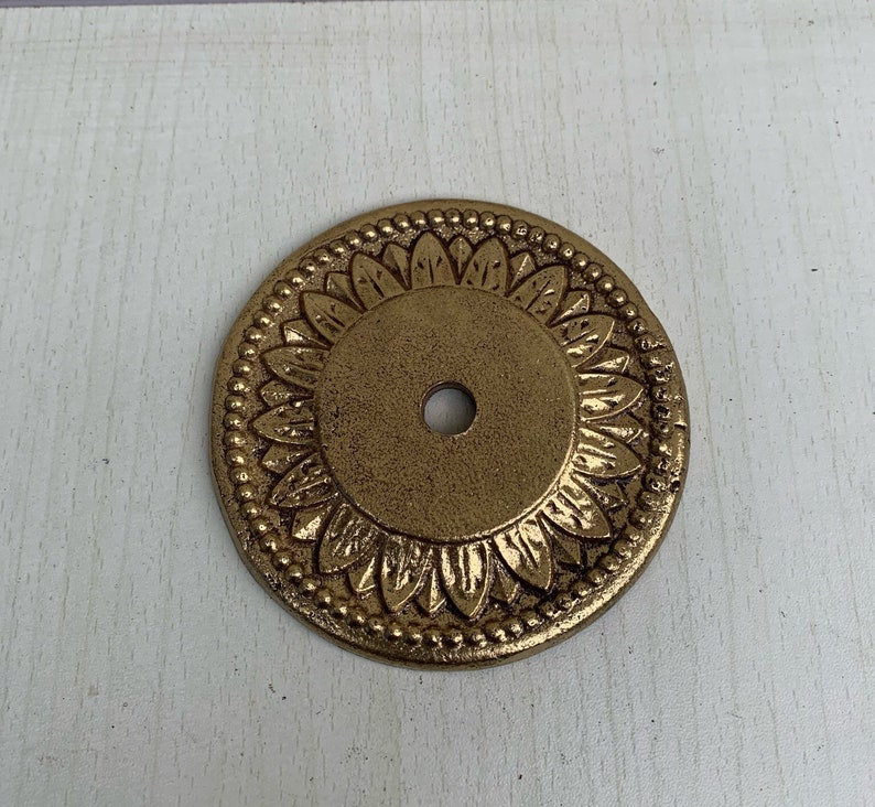 Solid Cast Brass Stamped Lamp Check Ring Part Etsy