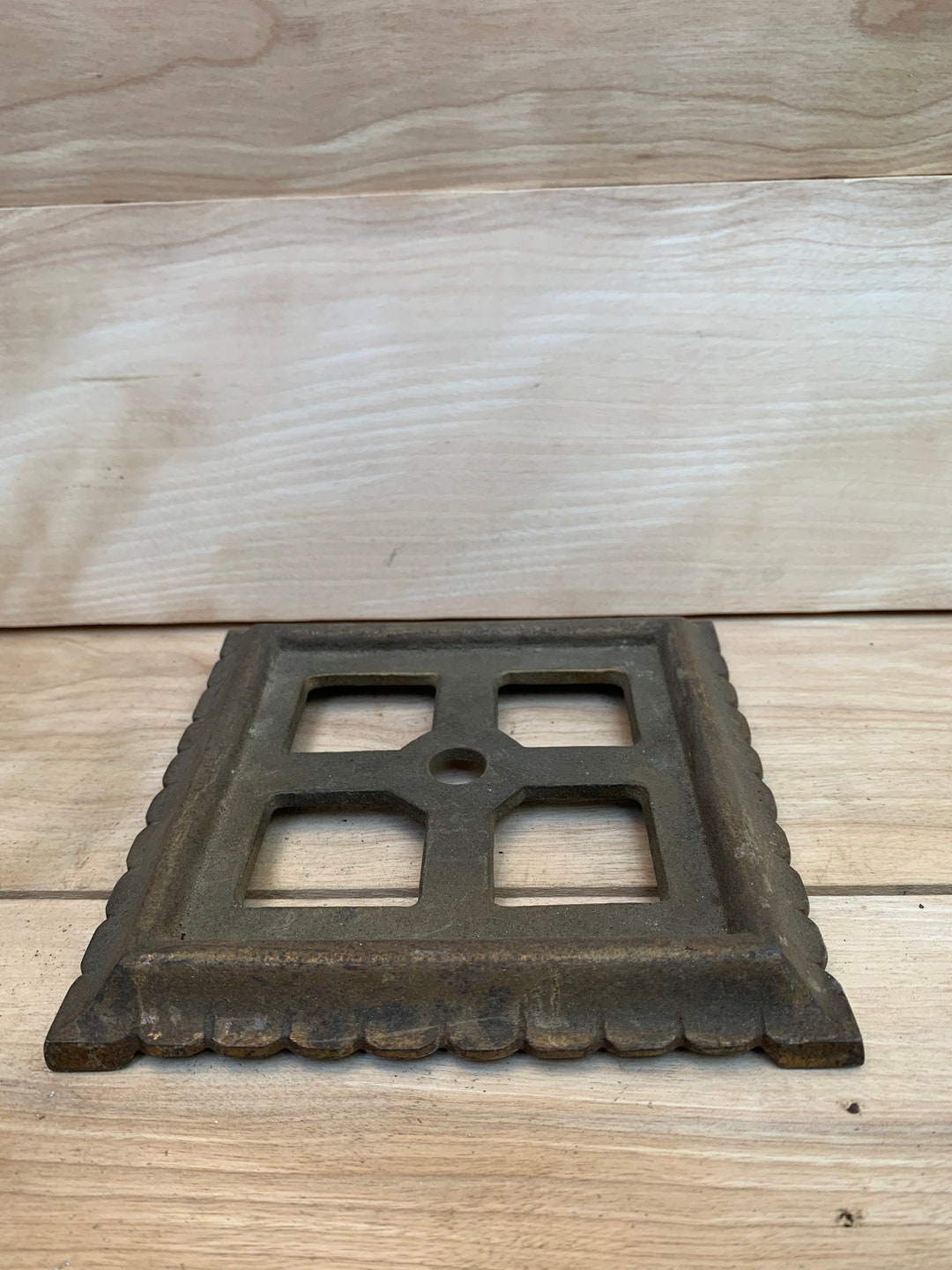 Vintage Cast Iron Lamp Base Used Etsy