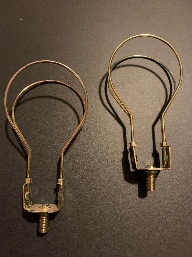 Set of 2 Clip on Bulb Lamp Shade Holder Etsy