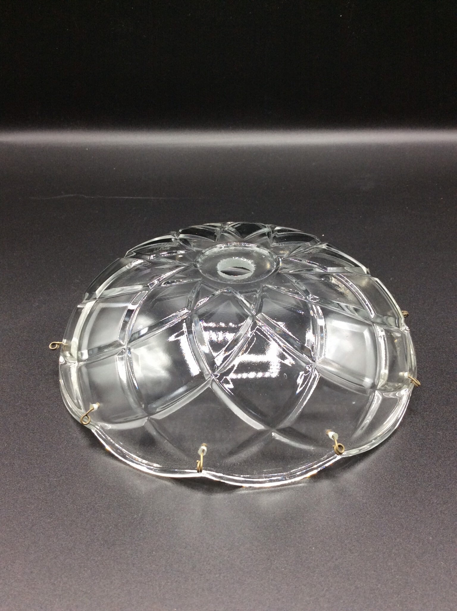 5 7/8vintage Crystal Cut Glass Lamp Bobeche used Etsy