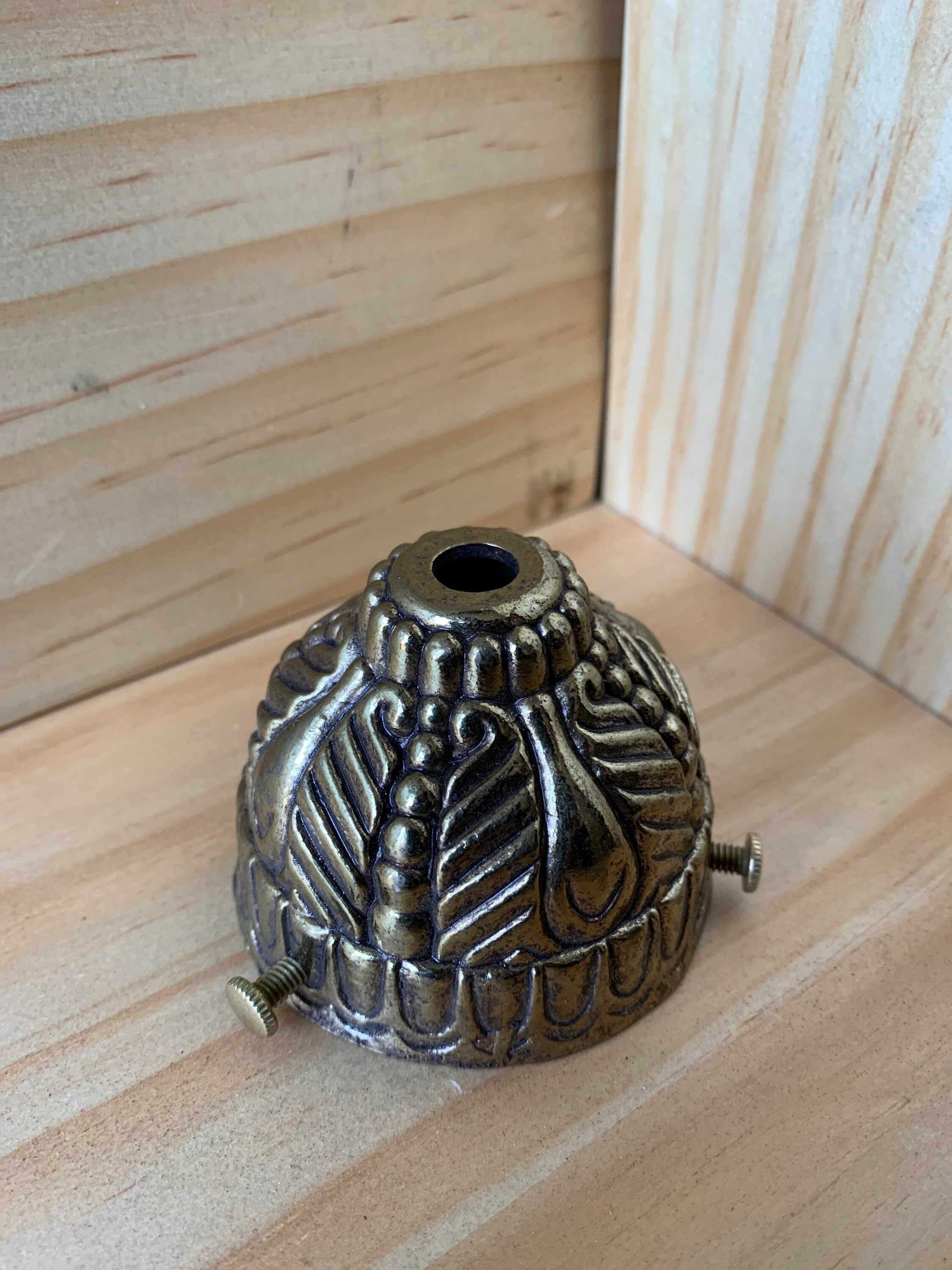 Vintage 21/4 Pot Metal Lamp Shade Holder Part Used Etsy