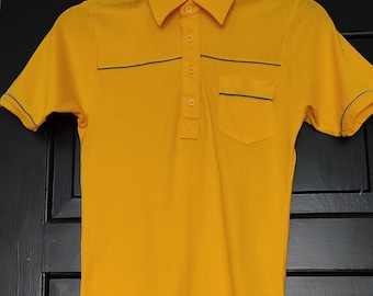 Vintage Original 1970s/1980s Men's C&A Polo Sports Top