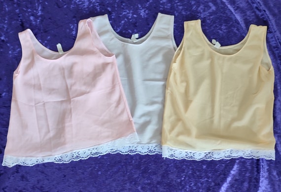 Three Vintage 1980s Toddler/Young Girl's Full Sli… - image 1