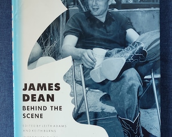 James Dean Behind The Scenes by Leith Adams and Keith Burns Photographic Book