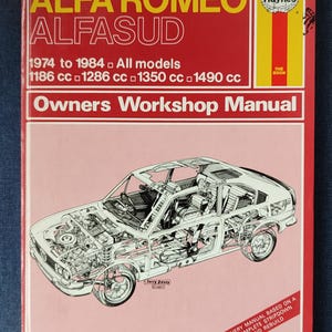 Haynes Alfa Romeo Alfasud Owners Workshop Manual 1974 to 1984 Hardback