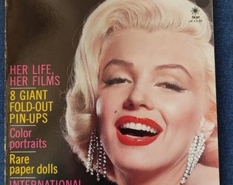 Screen Greats Presents Marilyn Paperback Book - Rare Book 1980s