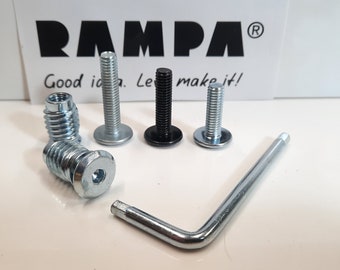 RAMPA Bolts & Inserts for furniture