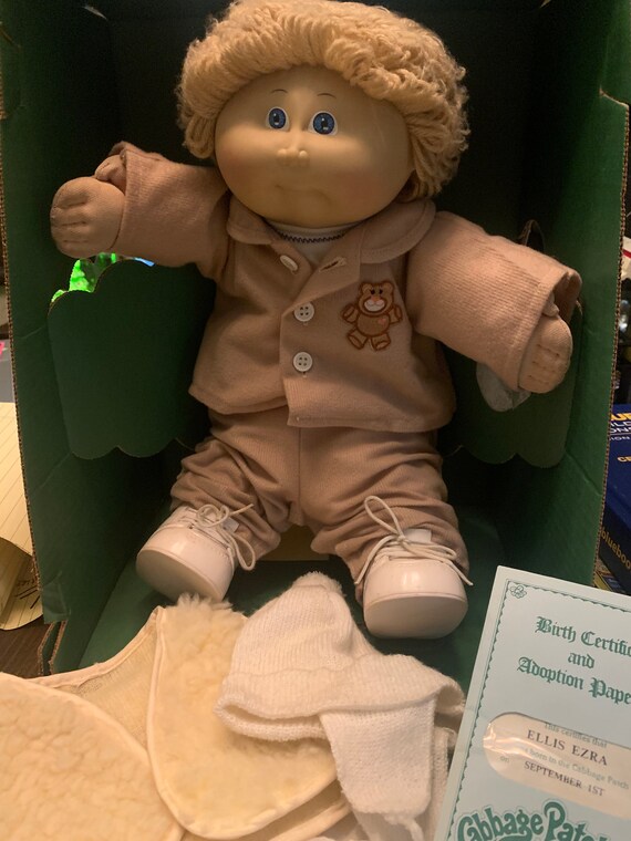 1985 Cabbage Patch Kids Boy Doll 3900 - Etsy Sweden