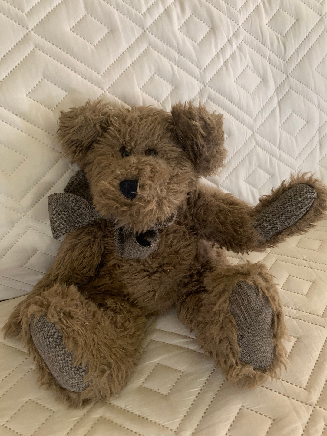 1999 Boyds 16 Jointed Bean Bag Bear Etsy