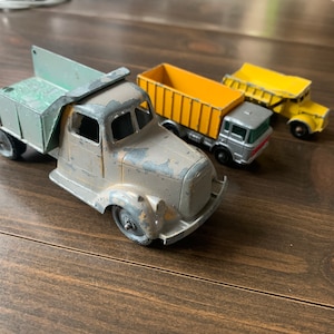 Set of 3 Matchbox Dump Trucks