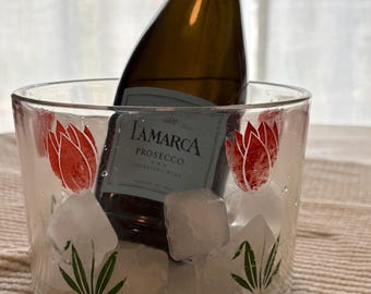 Vintage tulip ice bucket