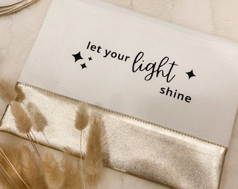 Let Your Light Shine | Canvas Pouch