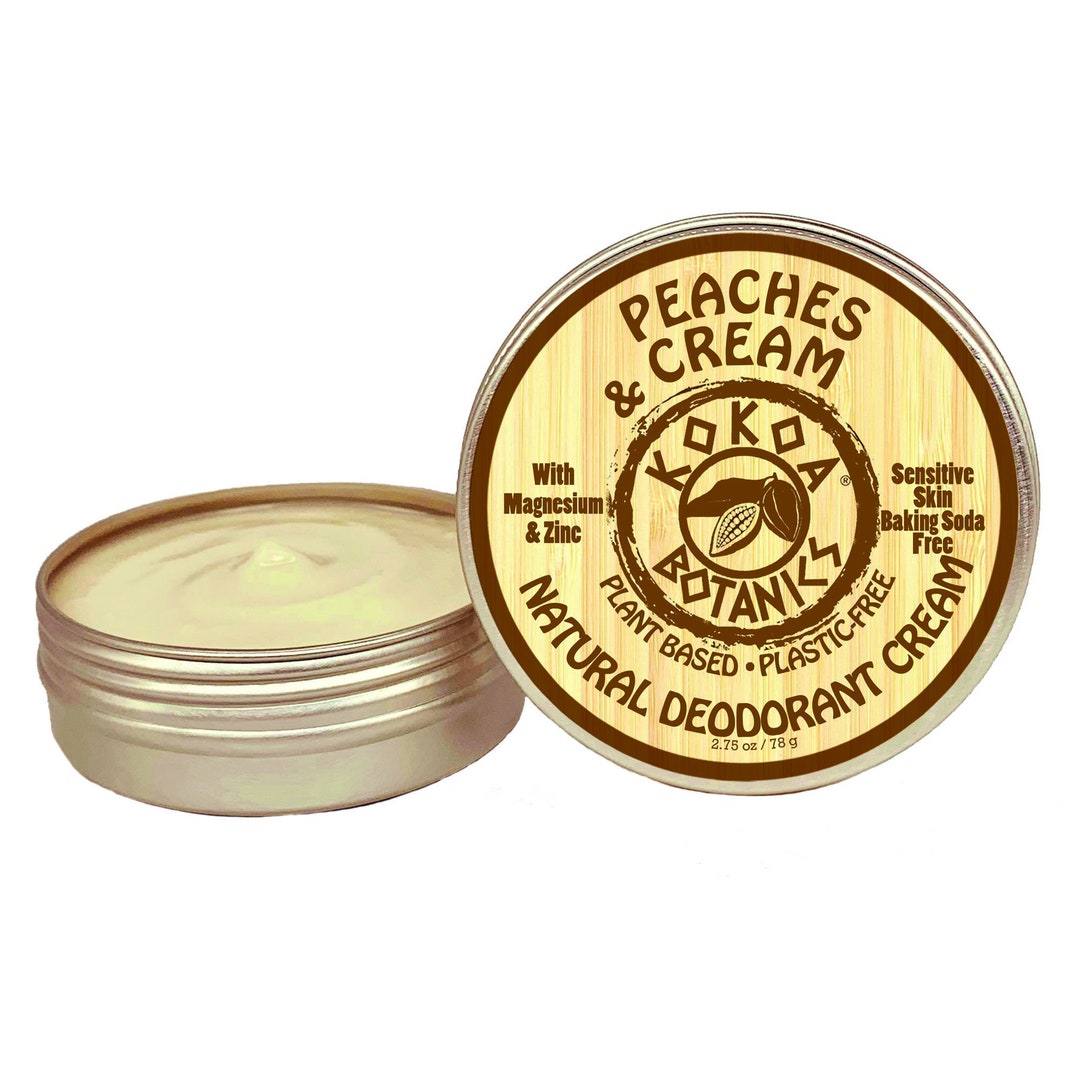 Peaches and Cream Cream Deodorant Natural Plastic Free