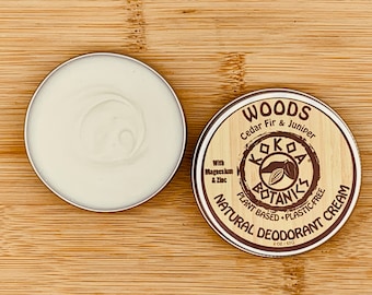 Woods - Natural Deodorant Cream - Sensitive Skin
