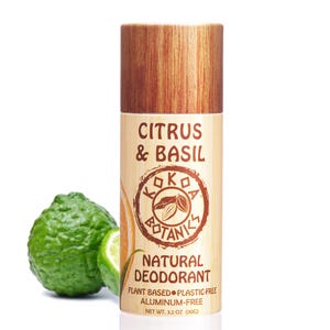 CITRUS & BASIL - Natural Deodorant with Magnesium - Plastic-Free