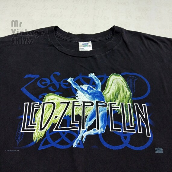 ミュージシャン 90's LED-ZEPPELIN T-shirt VINTAGE Led Zeppelin The Song Remains the Same 90's T-shirt