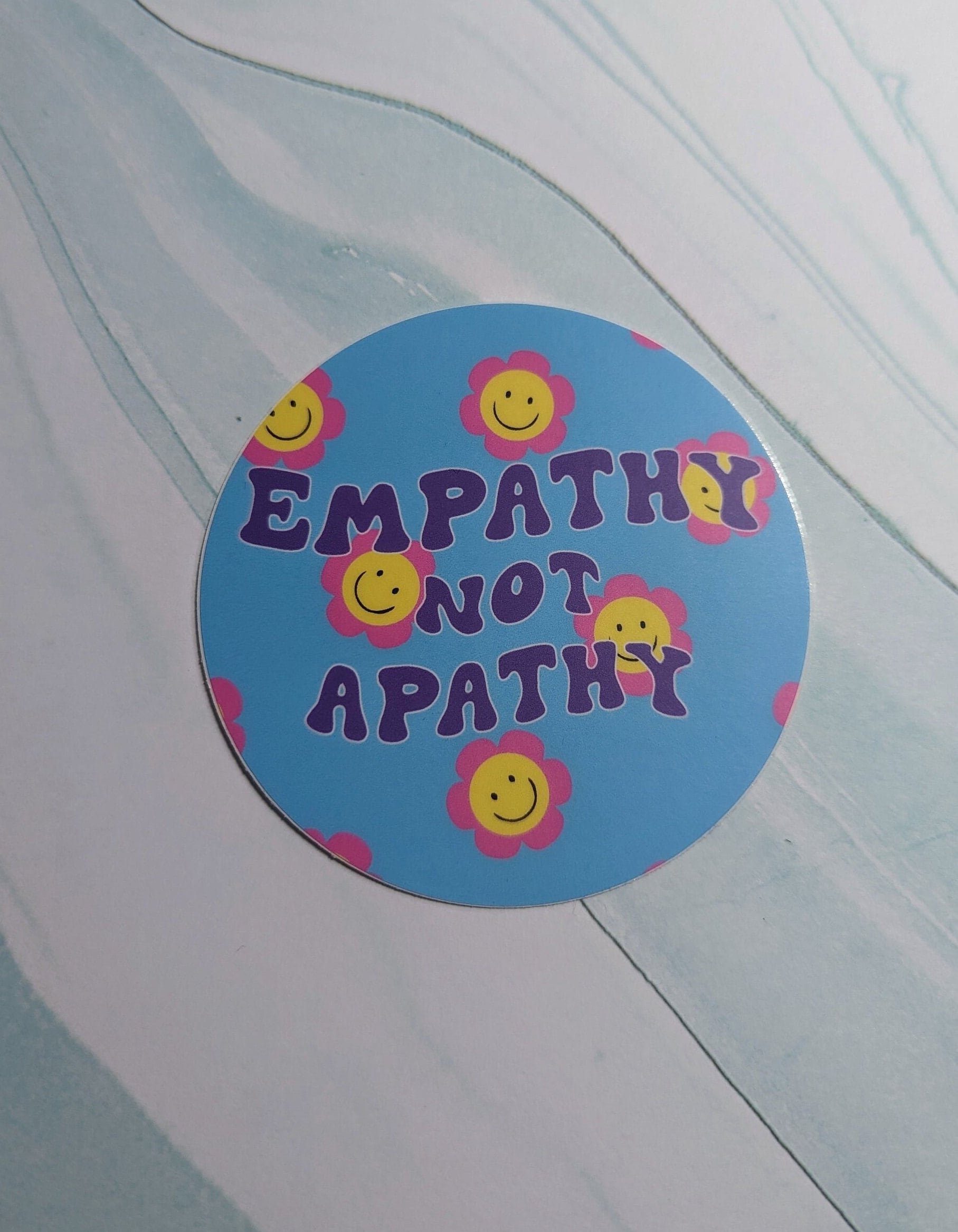 Empathy Not Apathy Sticker Vinyl Decal - Etsy