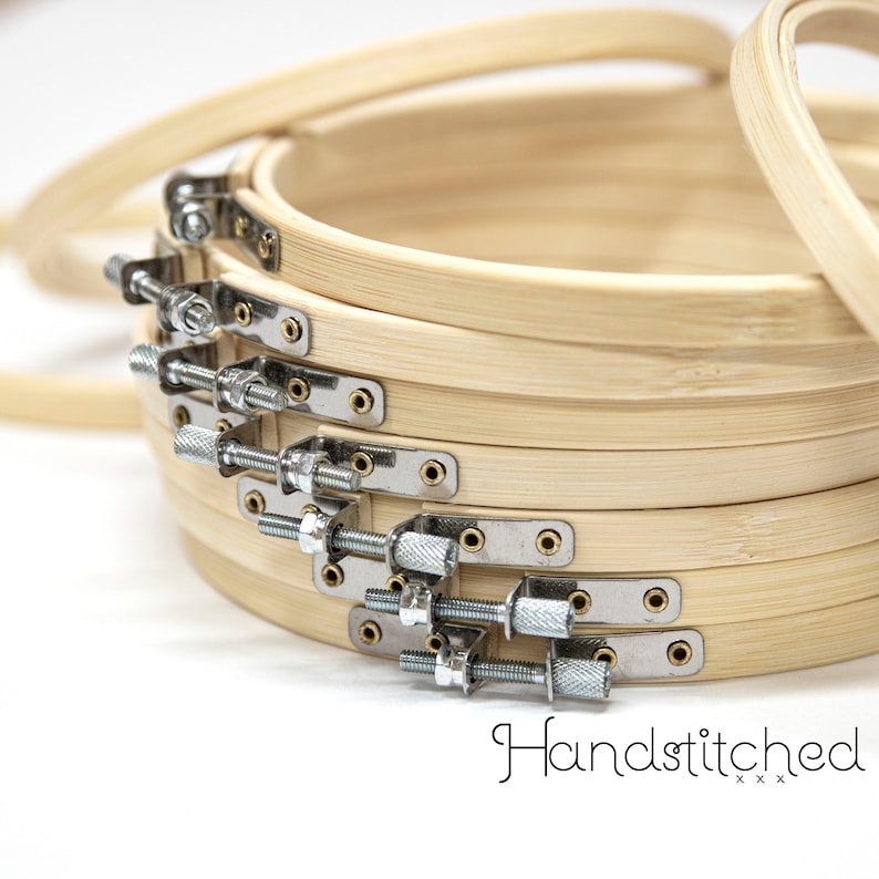 5 inch embroidery hoop bamboo embroidery hoop 127 cm hand  etsy