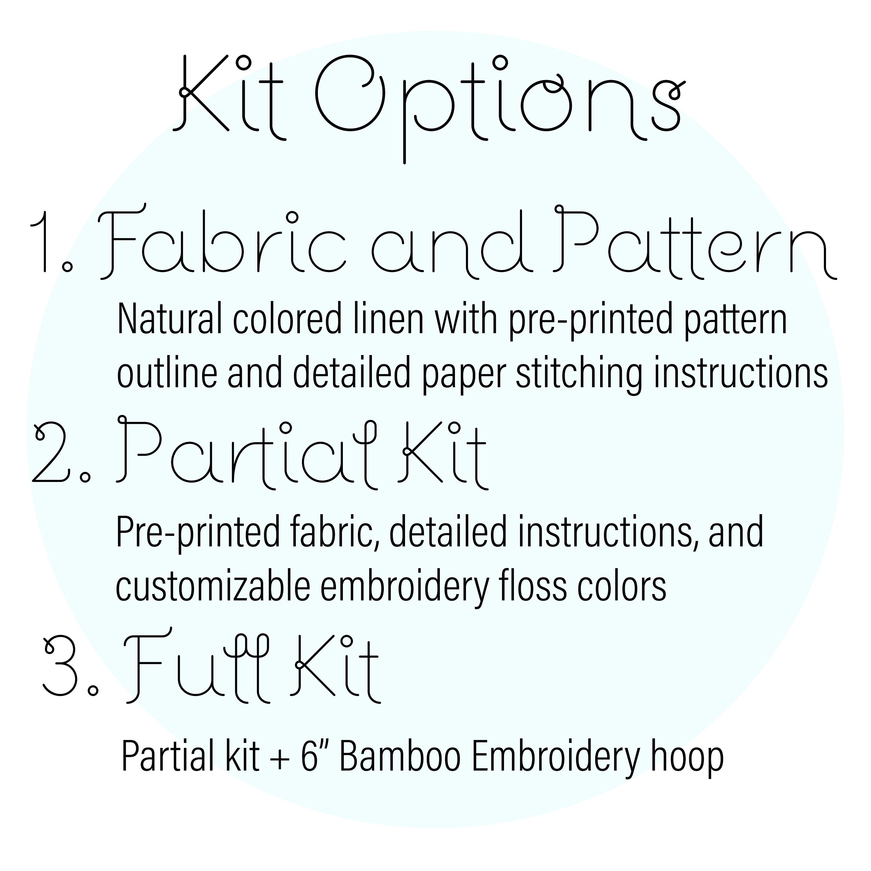 Custom Text Embroidery Kit Text - Beginner Embroidery Kit - DIY craft kit -  Custom Embroidery Kit - Funny Embroidery Kit, Full Kit — Handstitched