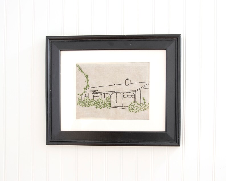 DIY Custom Home Embroidery Kit Architecture Includes Image Etsy