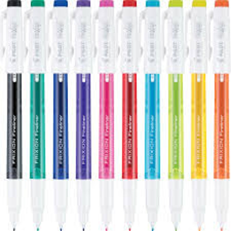 Frixion Pen Fineliner Erasable Fabric Pen Rainbow Colors Etsy