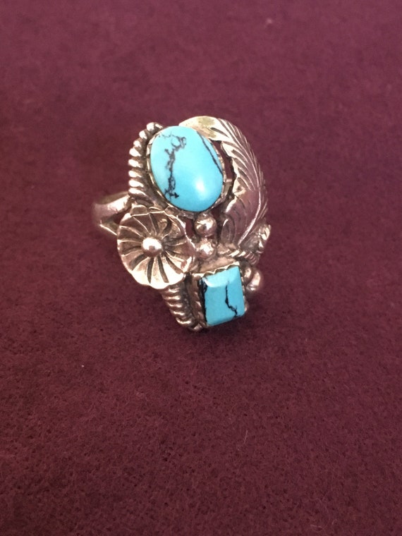 Turquoise Sterling Ring 05-01-1