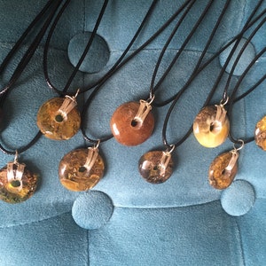 Baltic Amber Rough Donuts