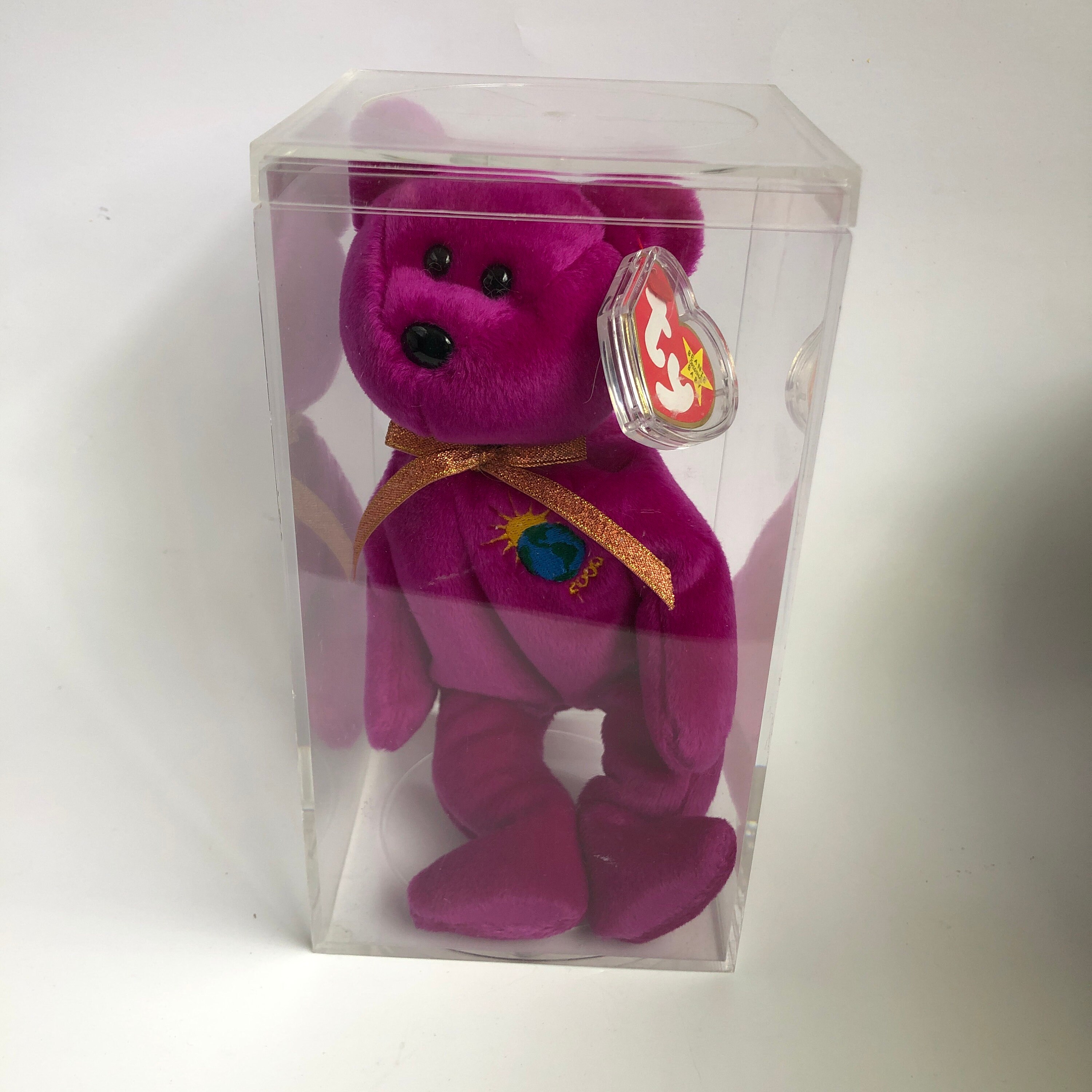 Vintage Ty Beanie Babies Collectible Bear plastic Case Available Etsy