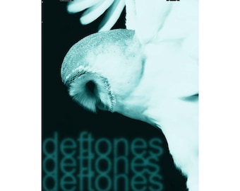 Deftones Owl Art Poster | Matte Vertical Wall Decor | Music Lover Gift | Aesthetic Home Decor | Unique Wall Art Print