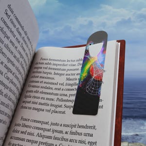 Bookmark, Cosmic Planet Trippy Bookmark, Celestial Space Gift, Galaxy Book Lover Gift, Astronomical Bookmark, Unique Reading Accessory