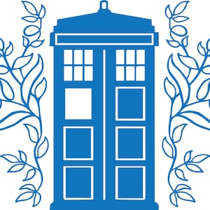 SVG File Dr Who Inspired Fancy Tardis
