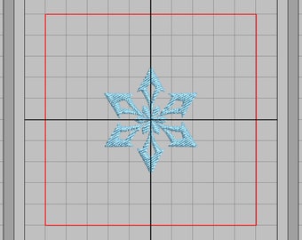 Projekt haftu maszynowego Genshin - Symbol kriogeniczny 2x2