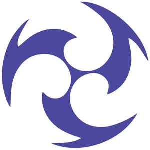 Fichier SVG Symbole électro inspiré de Genshin