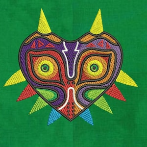 Zelda Machine Embroidery Design - Majora&#39;s Mask 4x4