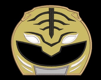 White Ranger Peeker Towel Machine Embroidery Design