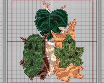 Zelda Machine Embroidery Applique Design - Koroks BOTW 5x7