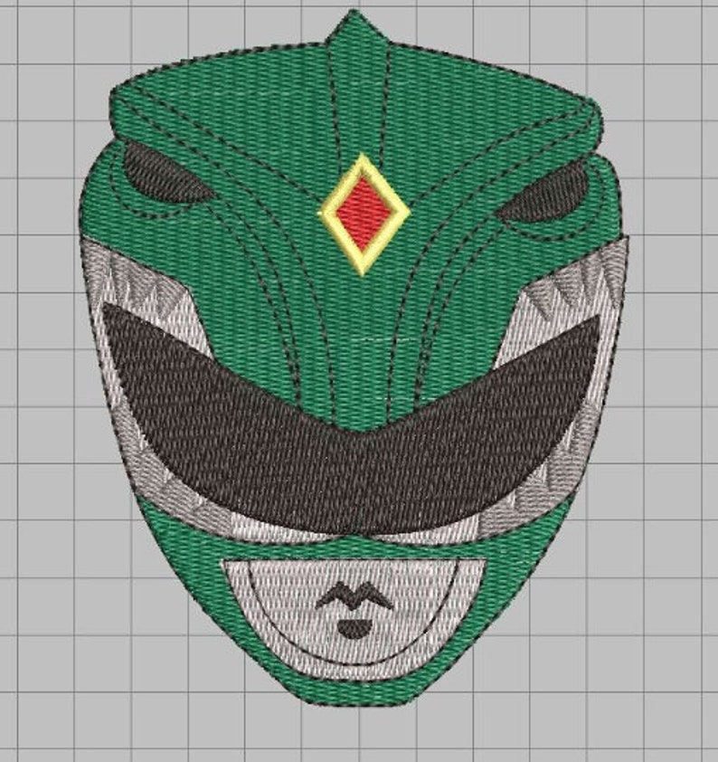 Power Ranger Yellow AppliquePower RangerMachine