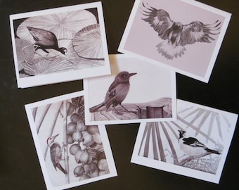 Ink drawing prints and cards