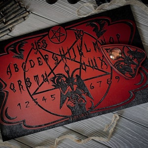 Wooden Ouija Board | Baphomet
