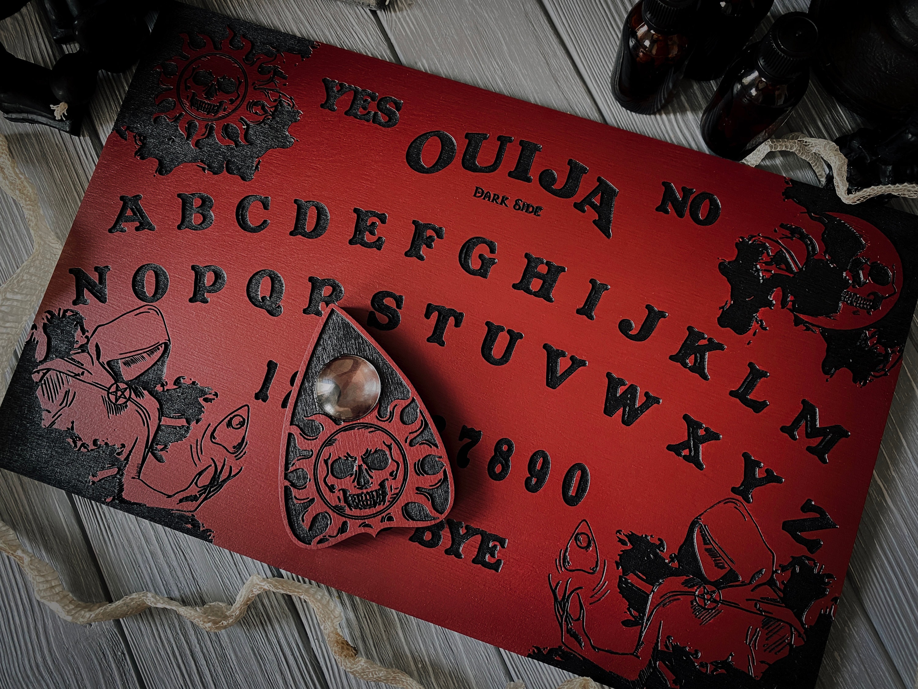 Wooden Ouija Board | Dark Side