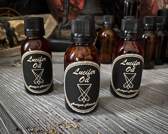 Lucifer Ritual Oil | Anointing Oil for Light, Rebellion & Spiritual Ascent