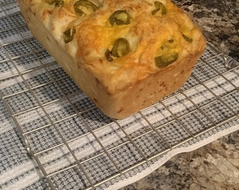 Homemade Jalapeno Cheddar Cheese Bread. Shipping is done on Wednesdays and Thursdays