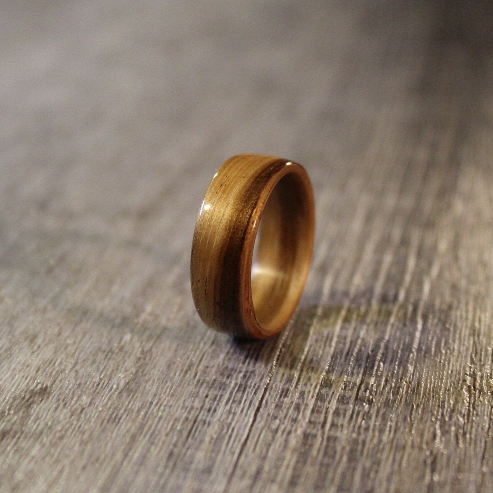 Zebrawood Wooden Ring Zebrawood Bentwood Ring Handcrafted Etsy
