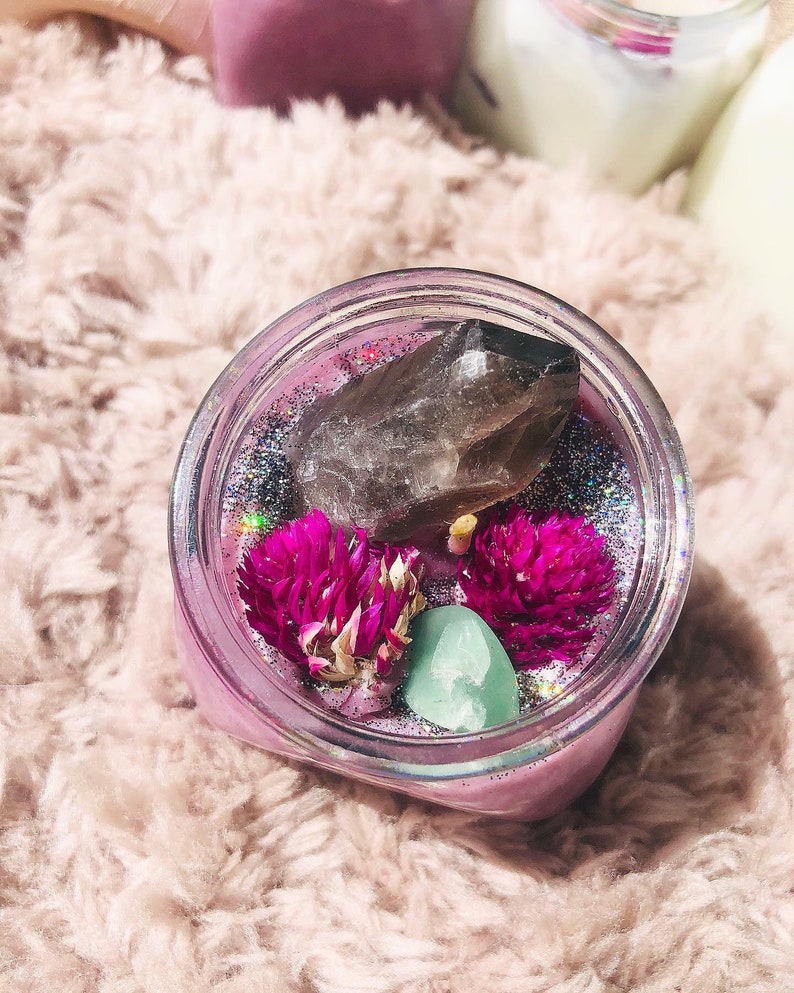 Crystal Intention Candles