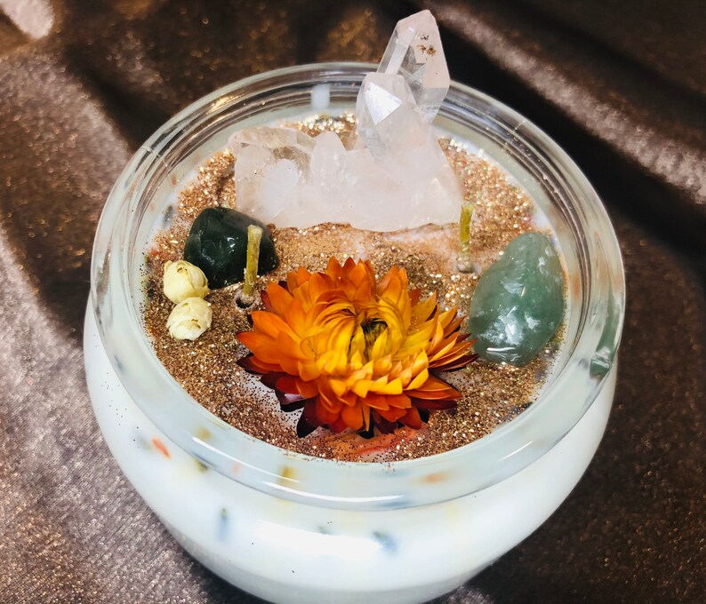 Crystal Intention Candles