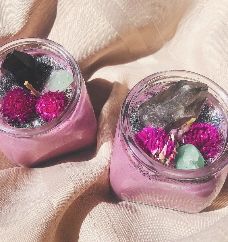 Crystal Intention Candles