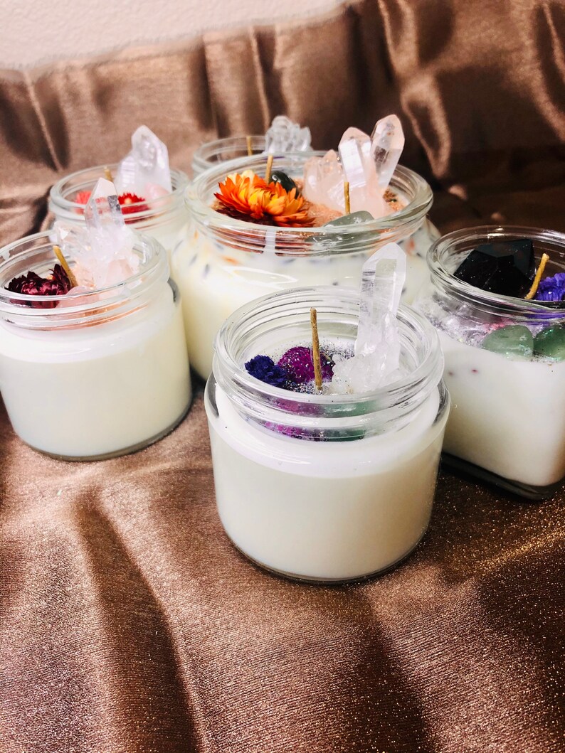 Crystal Intention Candles
